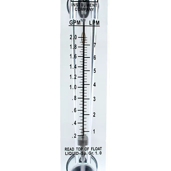 Medidor de Flujo de panel de 0.2-2GPM