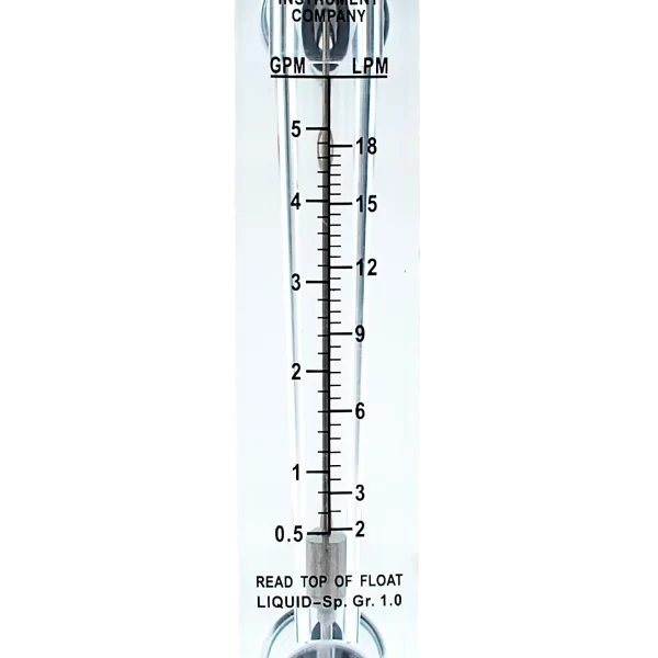 FLUJOMETRO DE PANEL DE 0.5 A 5GPM