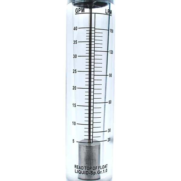 Medidor de flujo lineal de 5 a 40 GPM