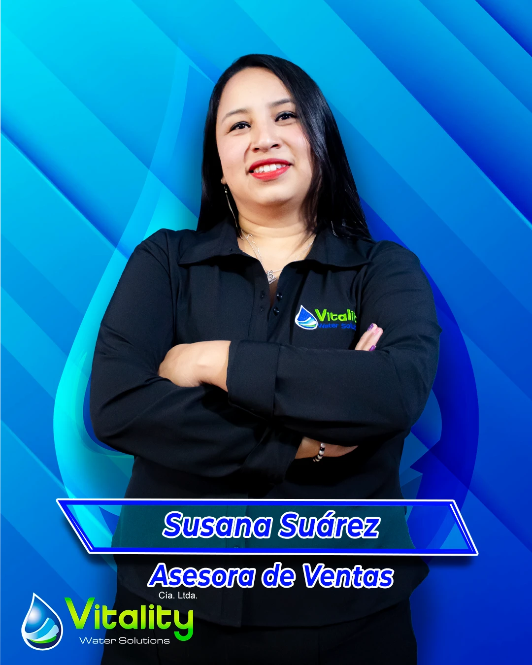 Susana Suárez personal de ventas de la empresa Vitality Water Solutions