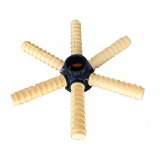 Difusor araña de 6 puntos