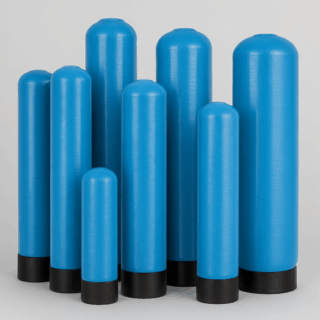 Industrial Tanque fibra de vidrio Azul