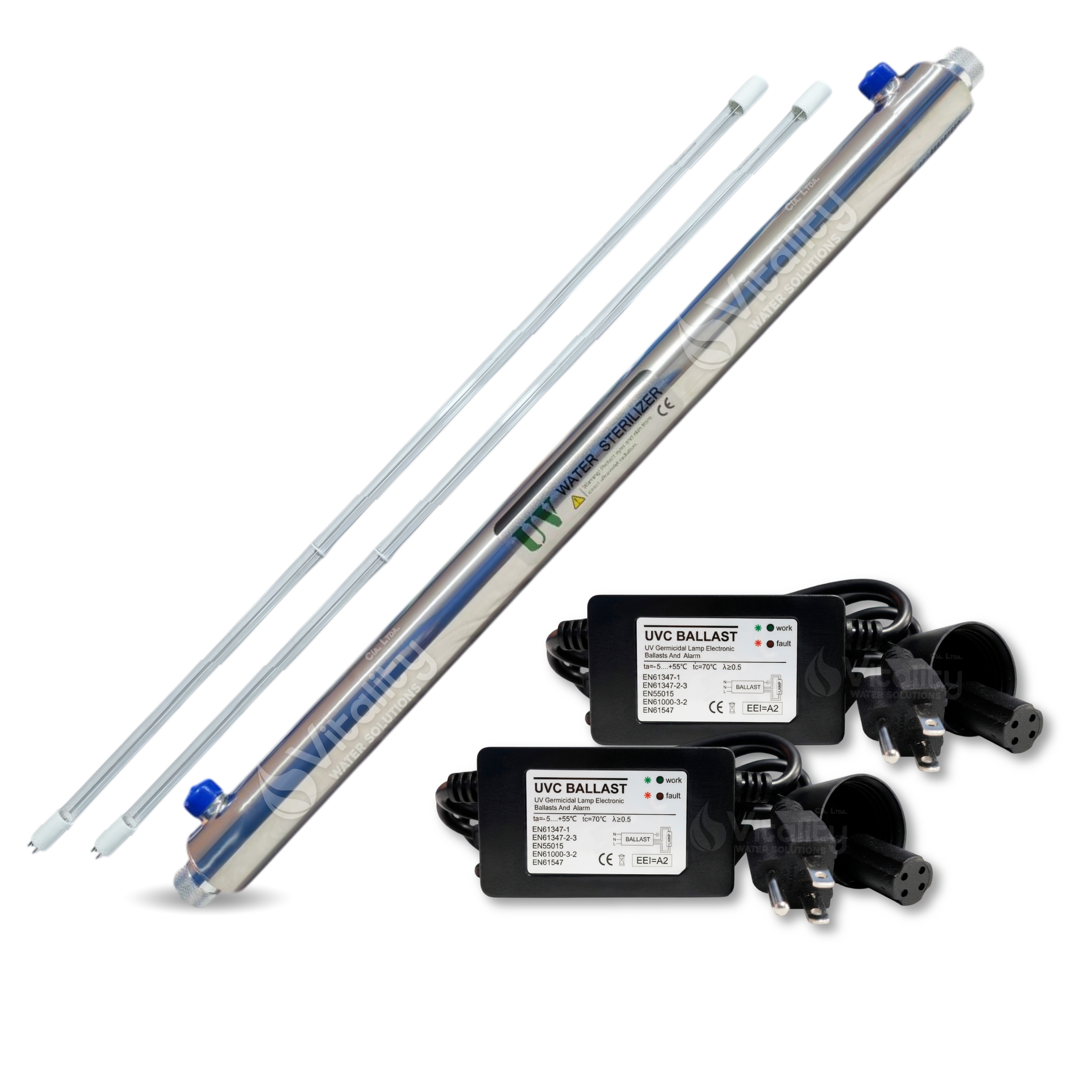 12GPM - 4P - 110V SET ESTERILIZADOR ULTRAVIOLETA COMPLETO