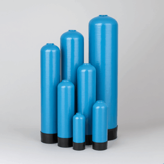 Semi-Industrial Tanque fibra de vidrio Azul