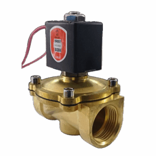 1" 220v Válvula Solenoide Bronce