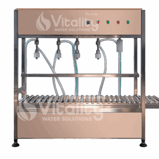 Llenadora y tapadora 4 cabezales