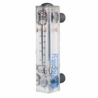 0.5 a 5 GPM Flujometro Tipo Panel